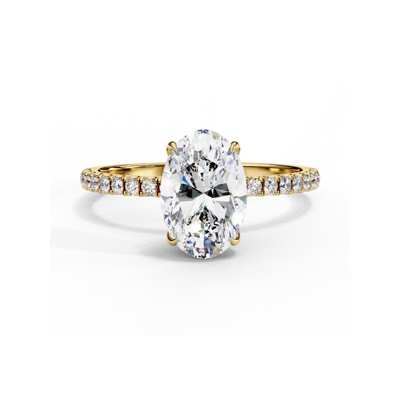 Ethereal Oval Elegance Ring