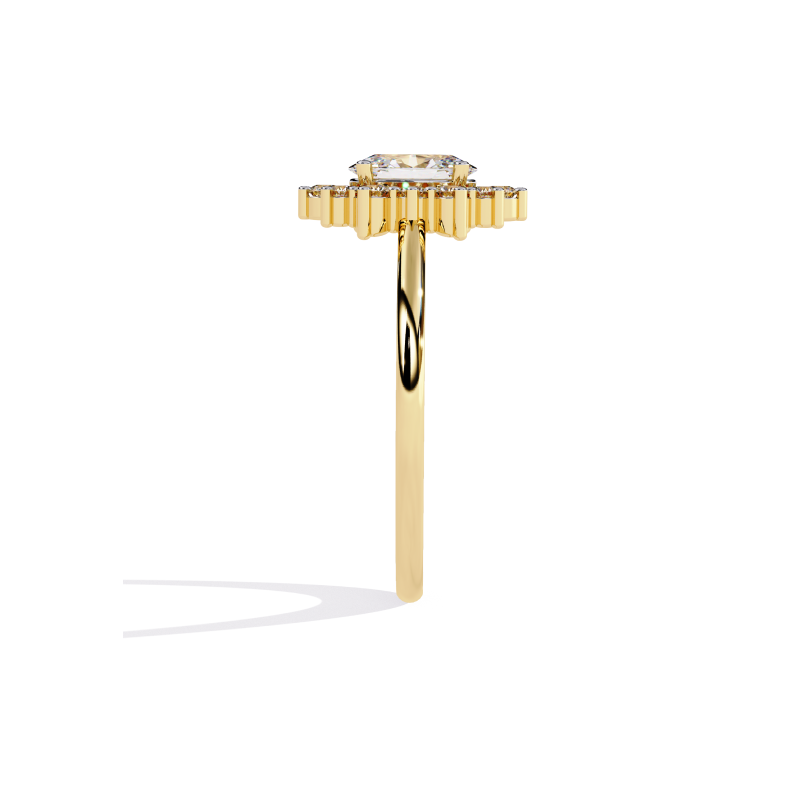 Timeless Bloom Halo Ring