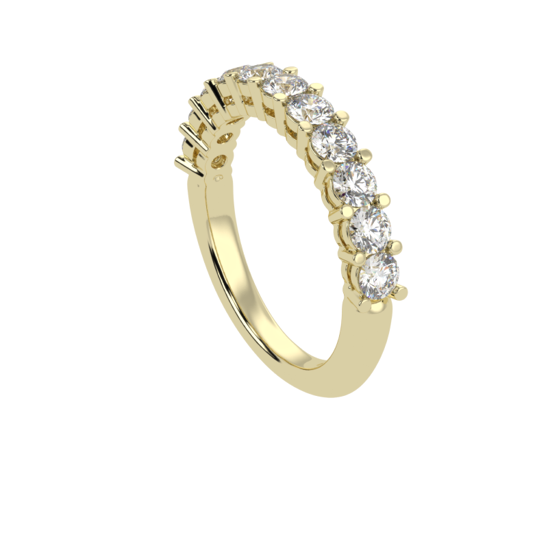 Lustrous Eternity Diamond Band Ring