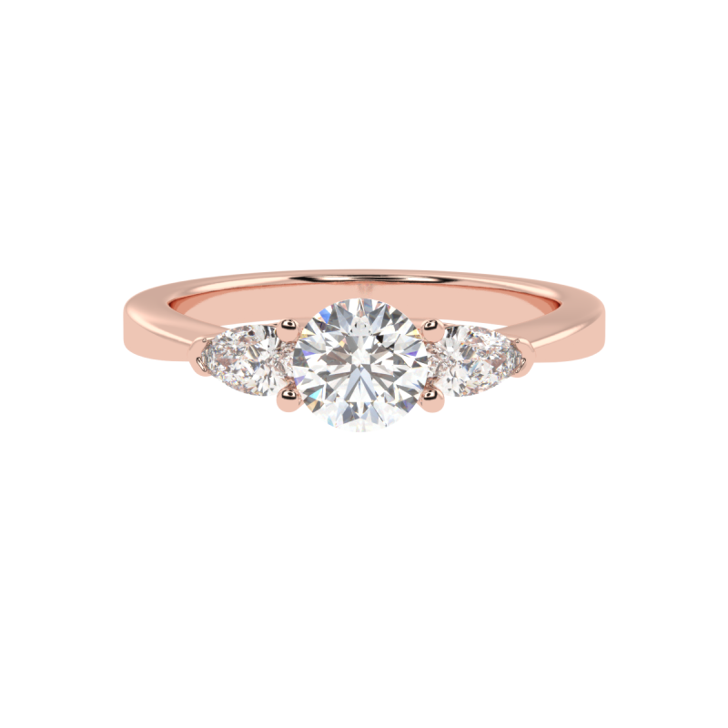 Lumia Three-Stone Diamond Ring