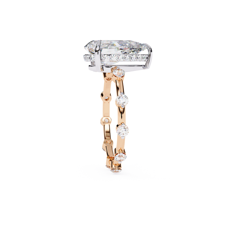 Celestial Dewdrop Ring