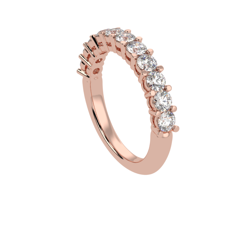 Lustrous Eternity Diamond Band Ring