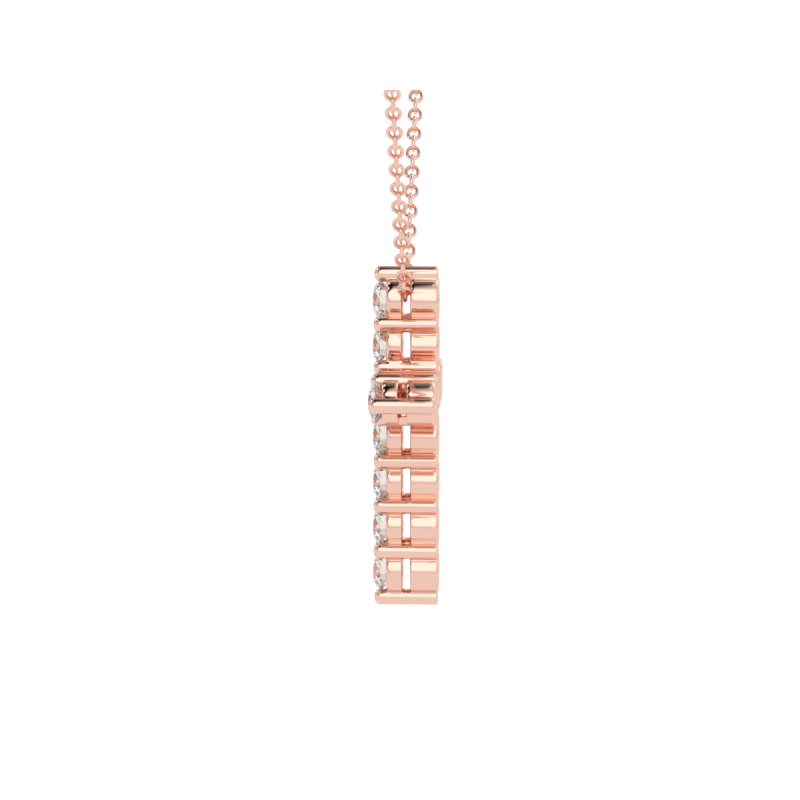 Radiant Faith Diamond Cross Pendant