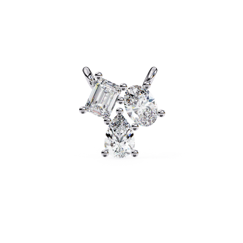 Trio Harmony Diamond Pendant