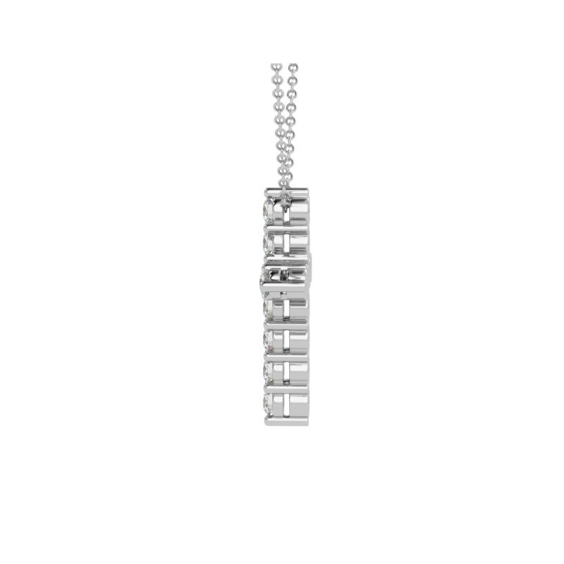 Radiant Faith Diamond Cross Pendant