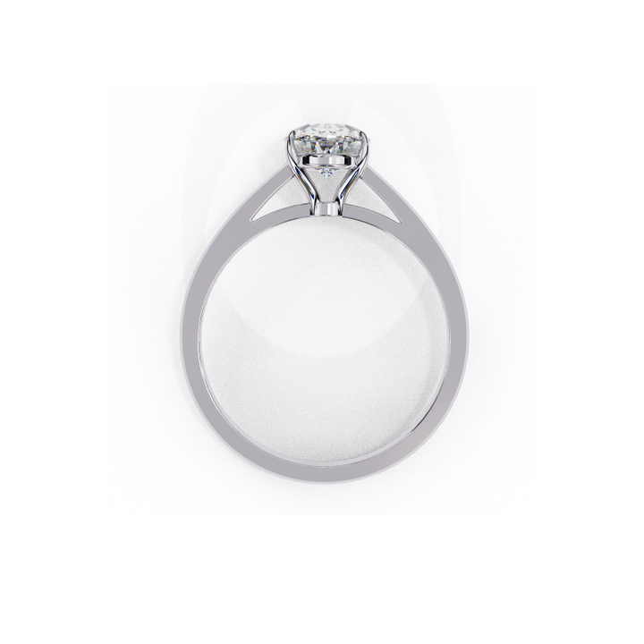 Elegant Oval Solitaire